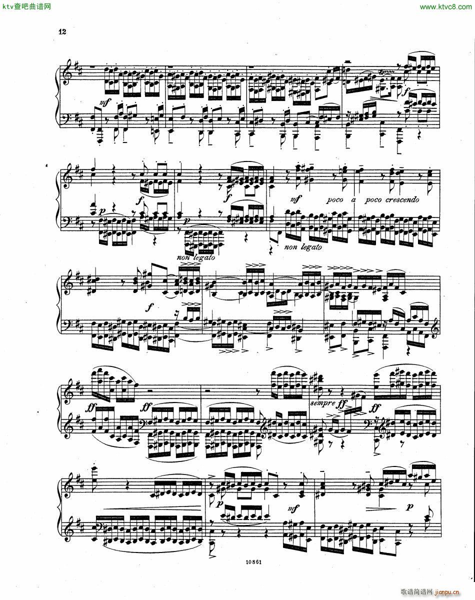 Bach JS BWV 532 Prelude and Fugue in D(V)12