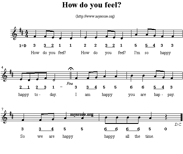 How do you feel?(ʮּ)1