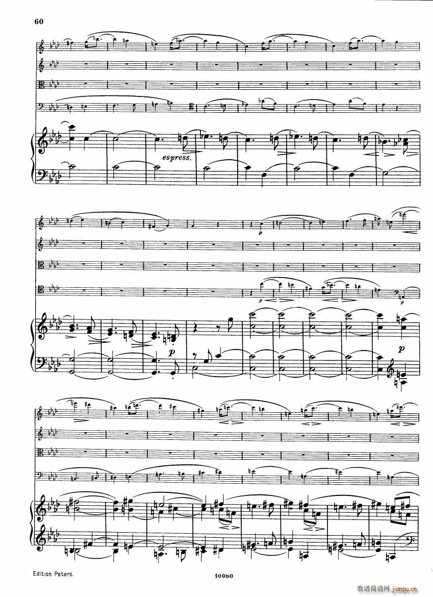 Brahms op 34 Piano Quintet f minor score (V)18