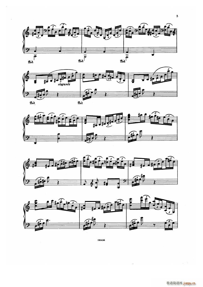 Albeniz op 65 Etudes no 1 7(V)3