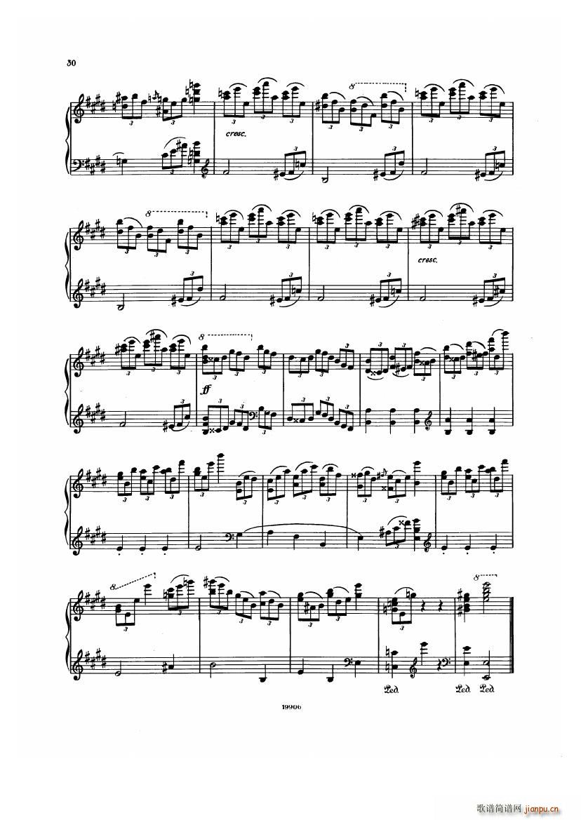 Albeniz op 65 Etudes no 1 7(V)30