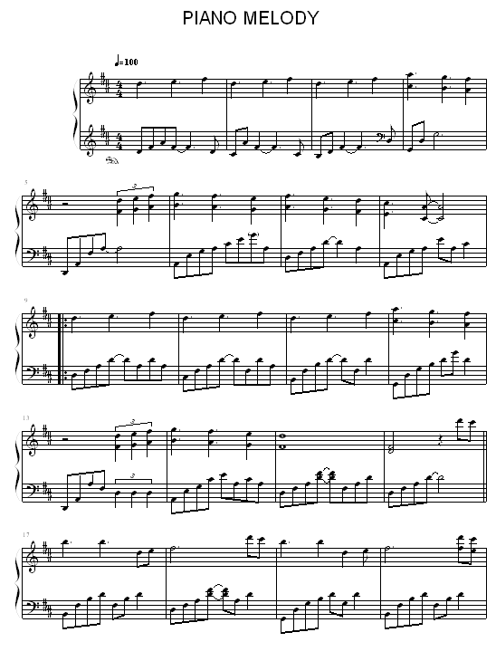 PianoMelody(V)1