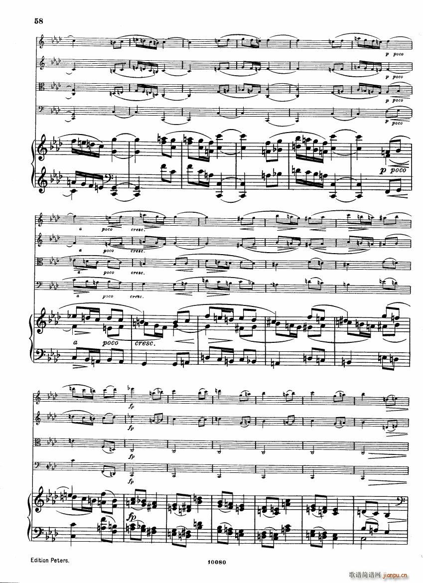 Brahms op 34 Piano Quintet f minor score (V)16