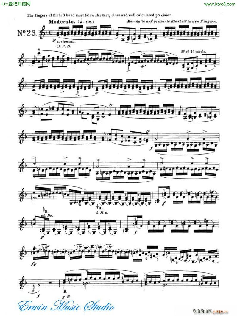 _ 24׾(x)Pierre Rode 24 Studi Per violino 17 24(ʮּ)13