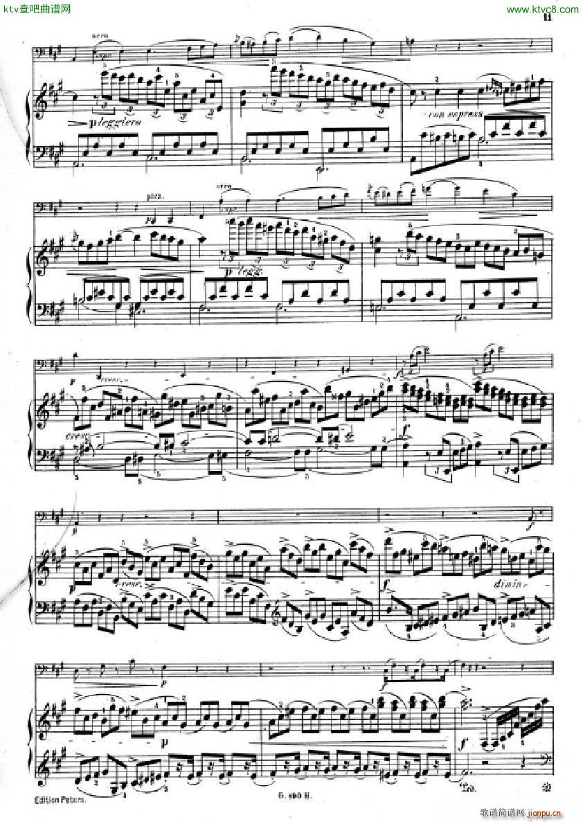 Hummel Sonata for cello and piano(V)9