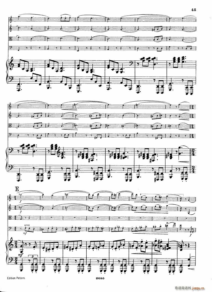 Brahms op 34 Piano Quintet f minor score (V)3