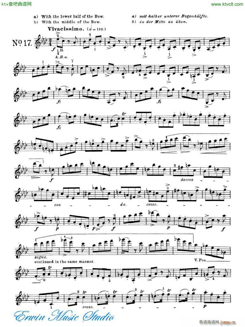 _ 24׾(x)Pierre Rode 24 Studi Per violino 17 24(ʮּ)1