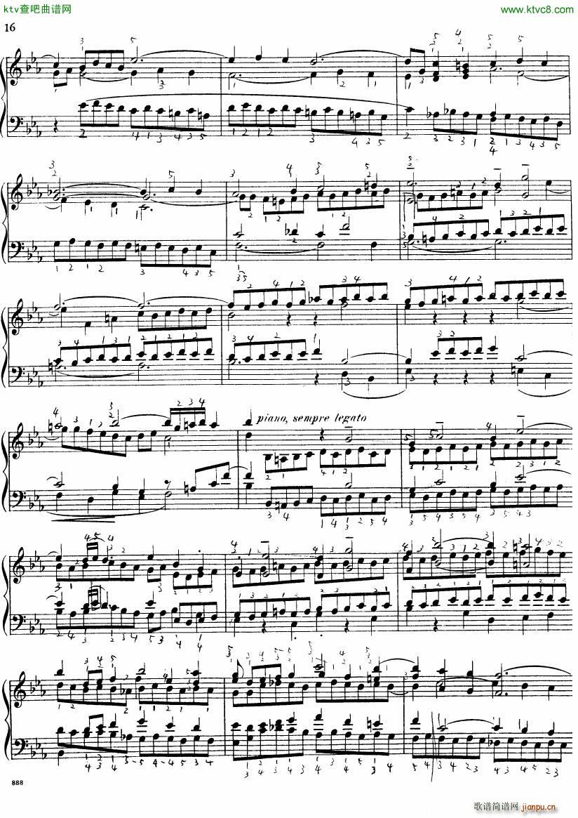 Bach JS BWV 552 Prelude and Fugue in Eb arr Busoni(V)16