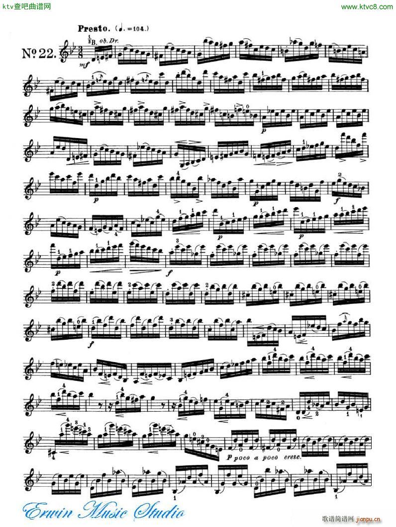 _ 24׾(x)Pierre Rode 24 Studi Per violino 17 24(ʮּ)11