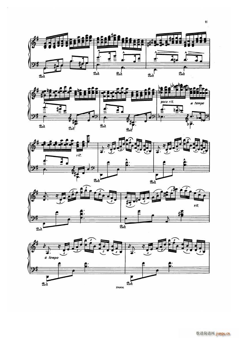 Albeniz op 65 Etudes no 1 7(V)11