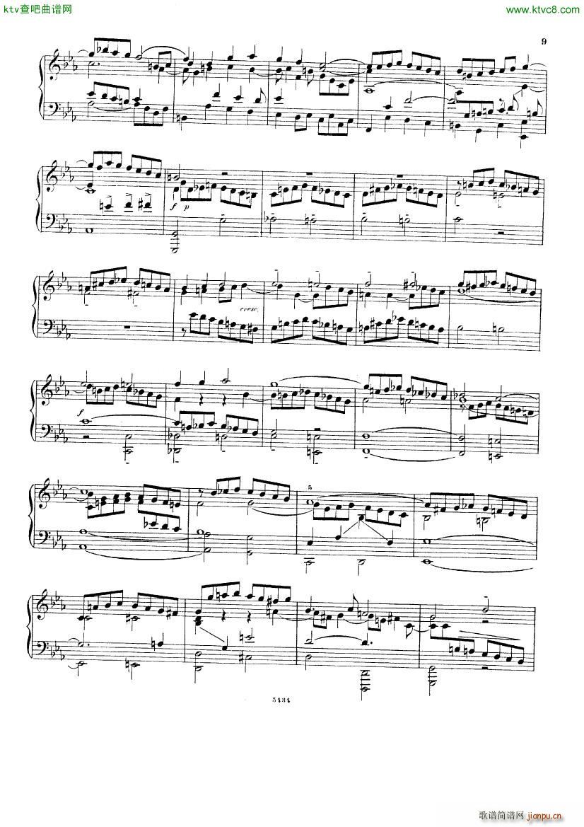 Bach D Albert Prelude and fugue in c minor(V)8