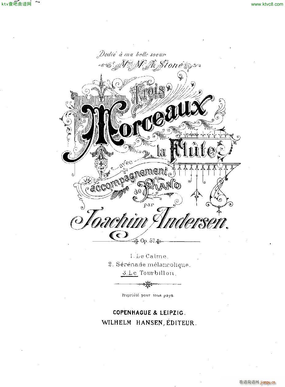 Andersen op 57 Trois Morceaux fl pno(V)19