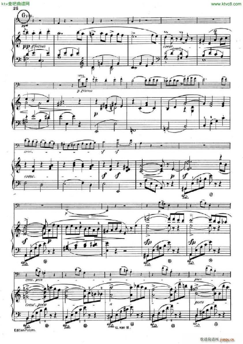 Hummel Sonata for cello and piano(V)24