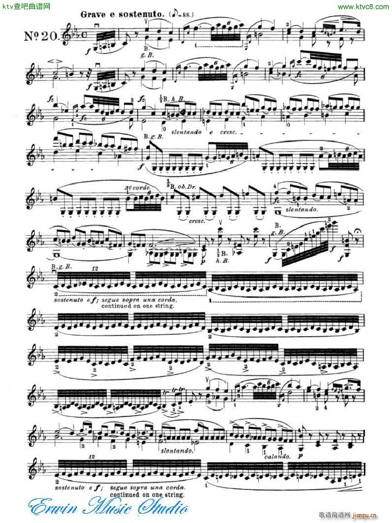 _ 24׾(x)Pierre Rode 24 Studi Per violino 17 24(ʮּ)7