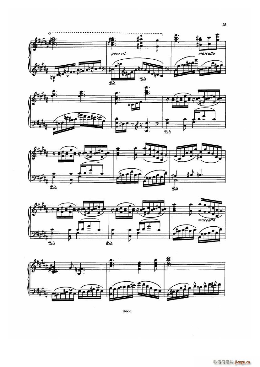 Albeniz op 65 Etudes no 1 7(V)33