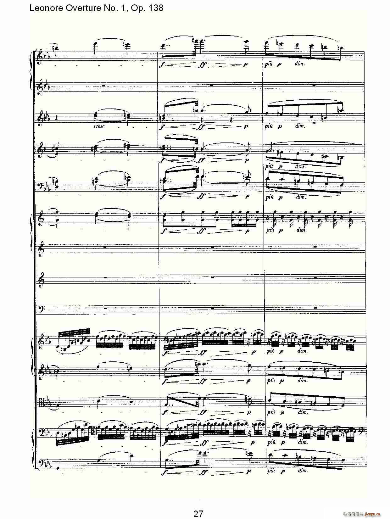 Leonore Overture No. 1, Op. 138(ʮּ)27