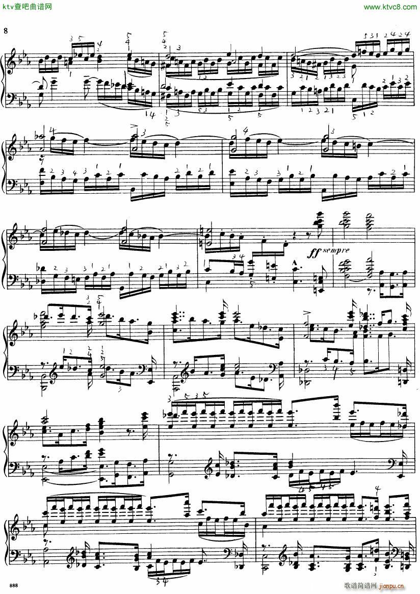 Bach JS BWV 552 Prelude and Fugue in Eb arr Busoni(V)8