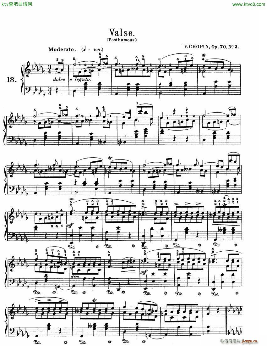 Chopin 70 3 Waltz(V)1