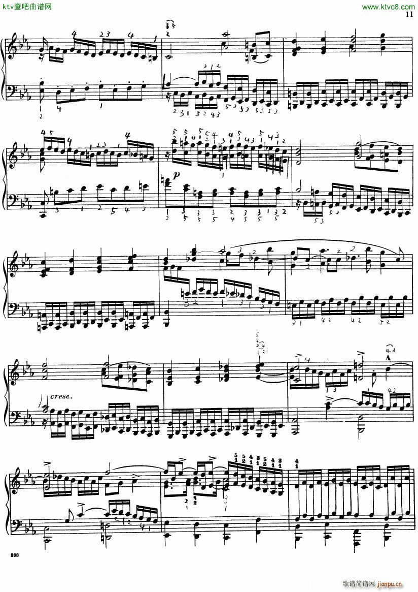 Bach JS BWV 552 Prelude and Fugue in Eb arr Busoni(V)6