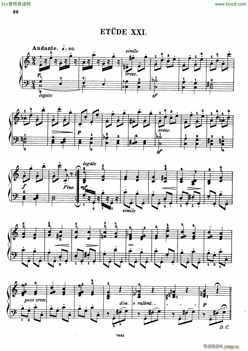 Henri Bertini 1798 1876 25 Easy Etudes Op 100(V)27