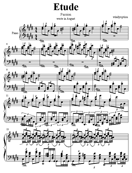 Etude(V)1