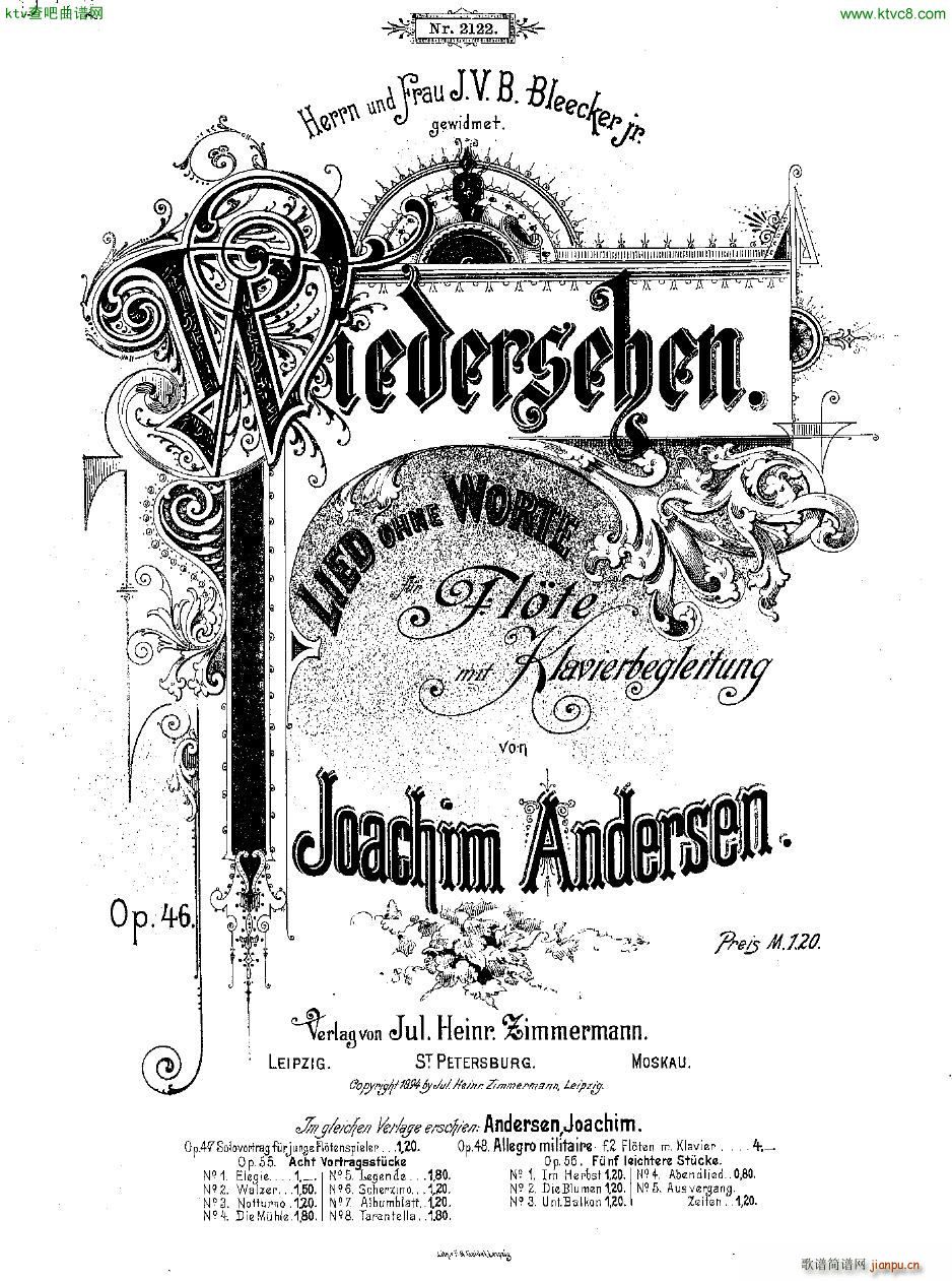 Andersen op 46 Wiedersehen fl pno(V)1