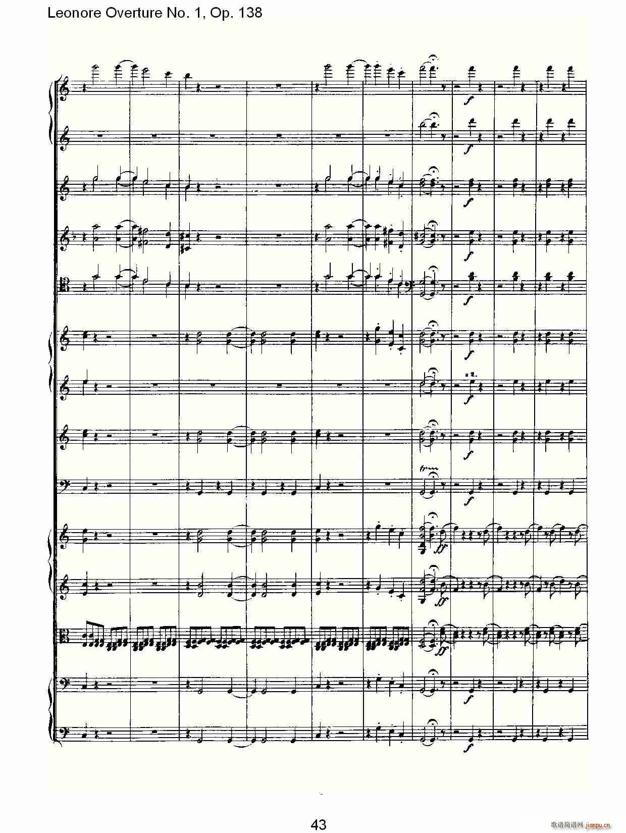 Leonore Overture No. 1, Op. 138(ʮּ)43