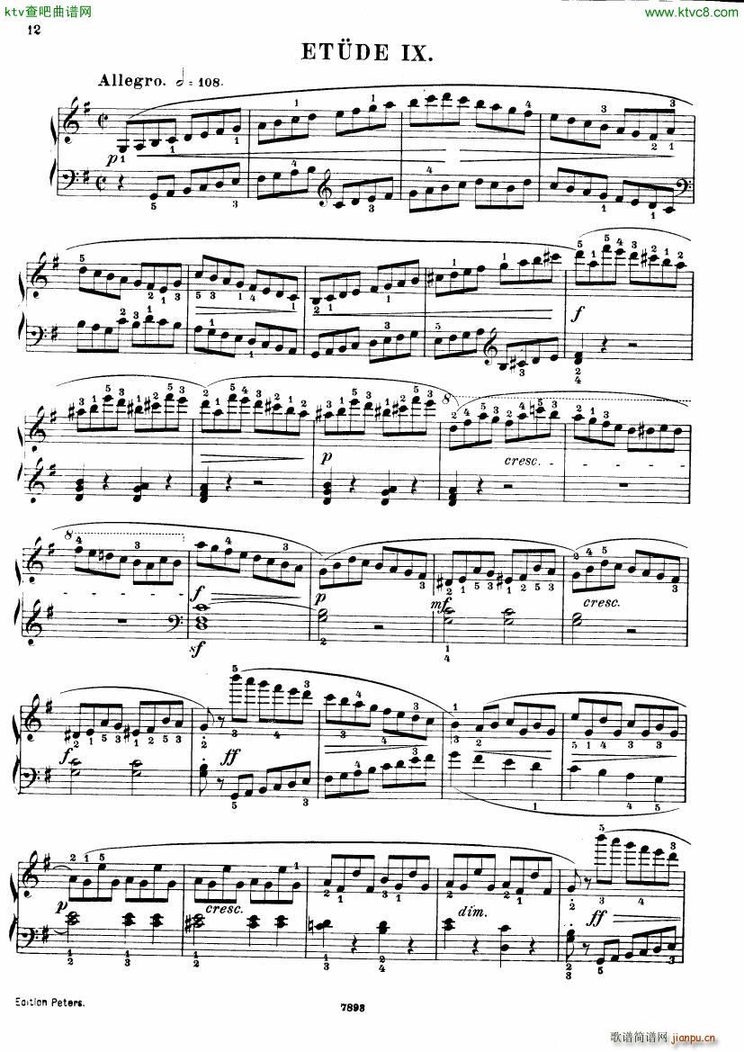 Henri Bertini 1798 1876 25 Easy Etudes Op 100(V)13