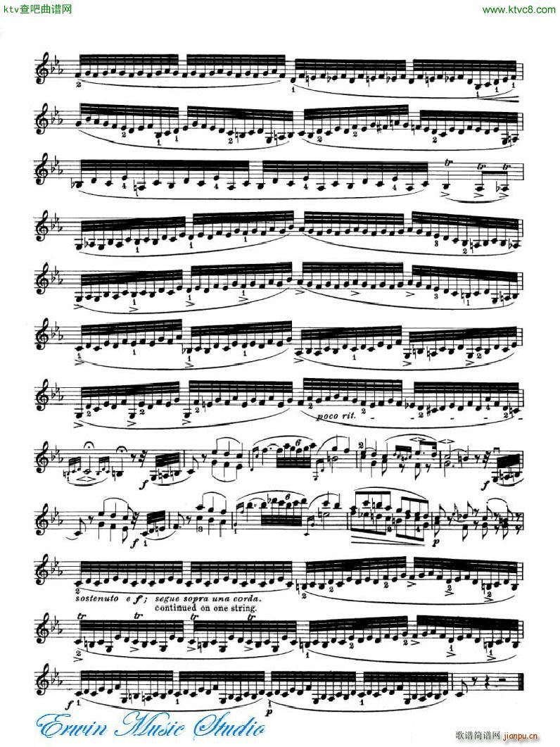 _ 24׾(x)Pierre Rode 24 Studi Per violino 17 24(ʮּ)8