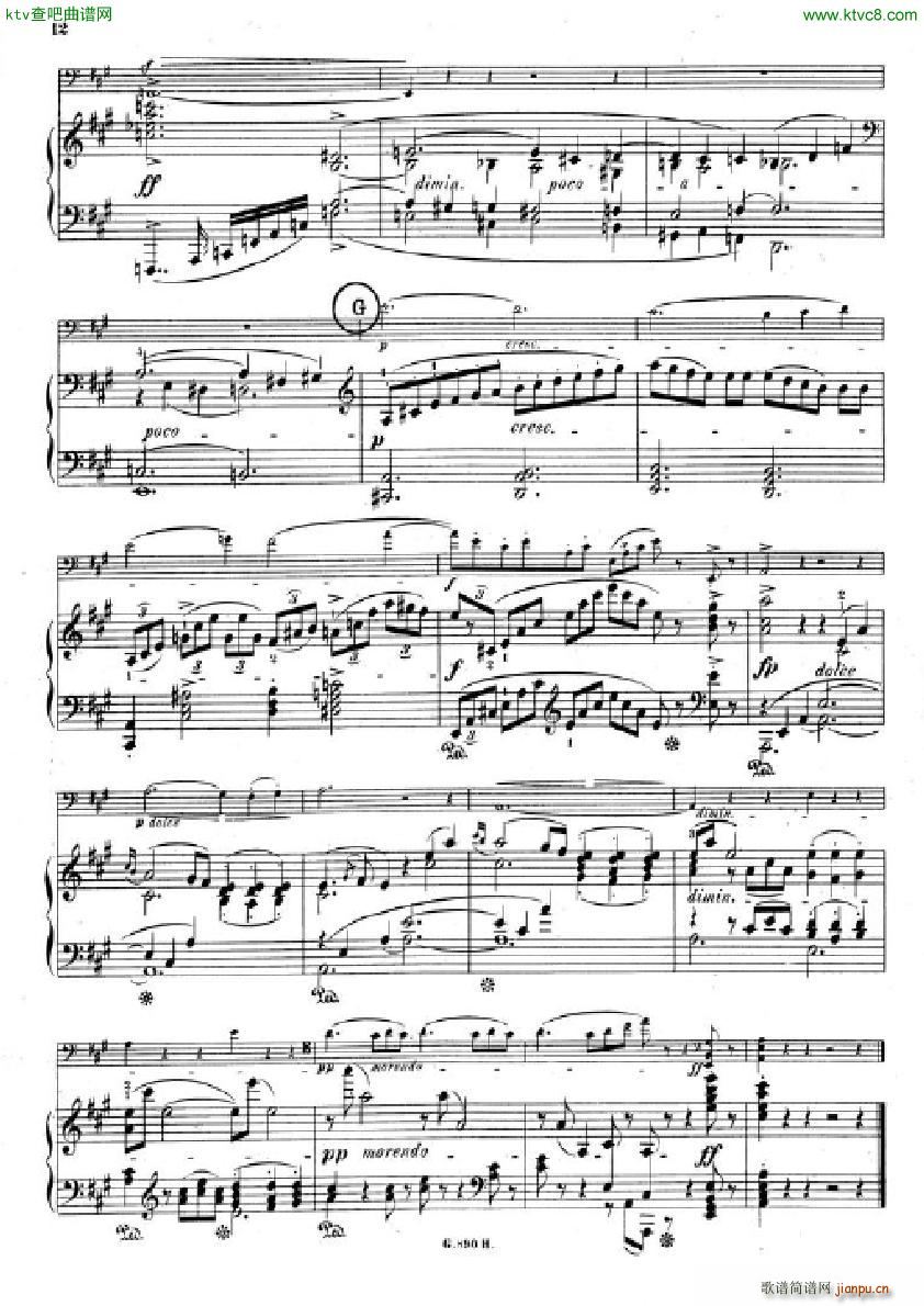 Hummel Sonata for cello and piano(V)10