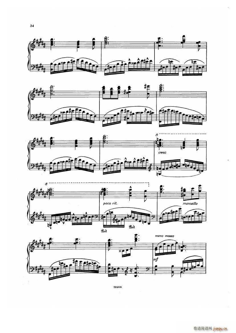 Albeniz op 65 Etudes no 1 7(V)34