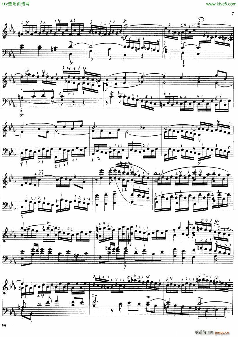 Bach JS BWV 552 Prelude and Fugue in Eb arr Busoni(V)7