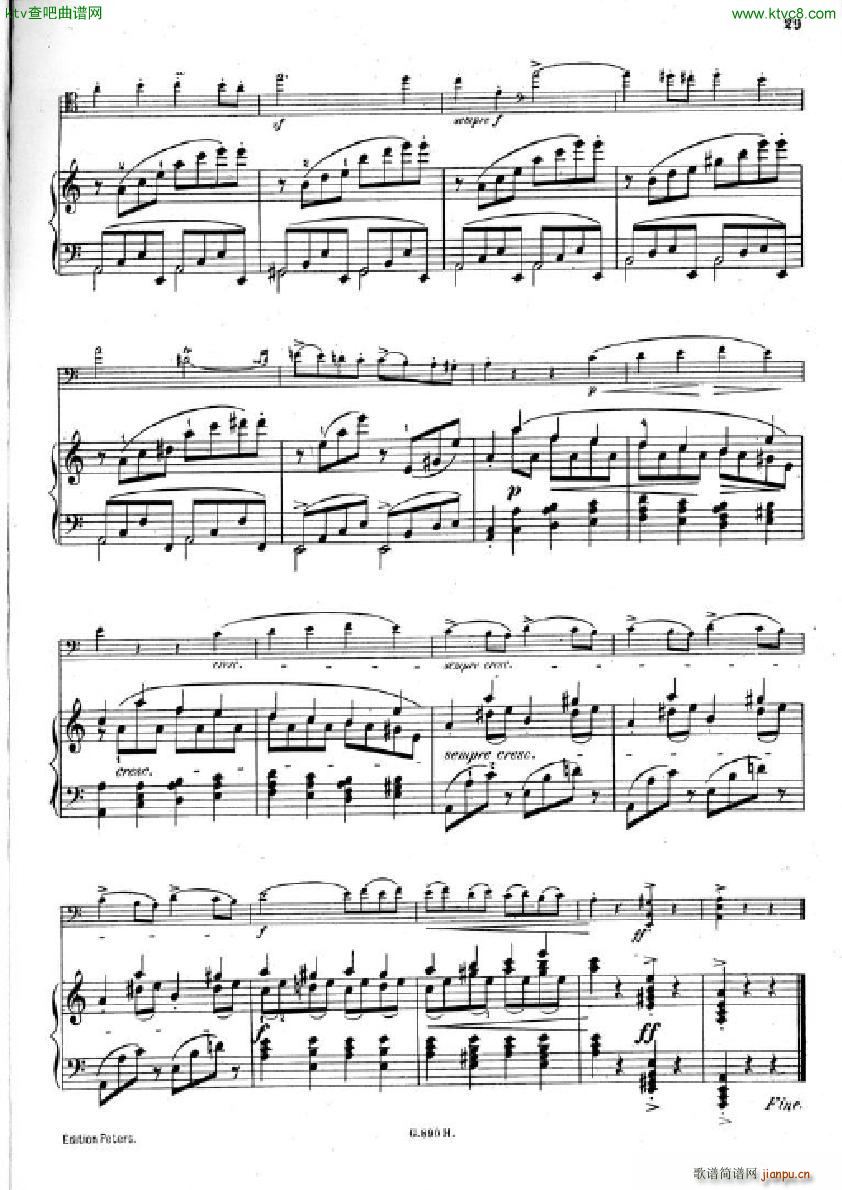 Hummel Sonata for cello and piano(V)27