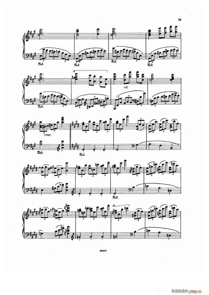 Albeniz op 65 Etudes no 1 7(V)29