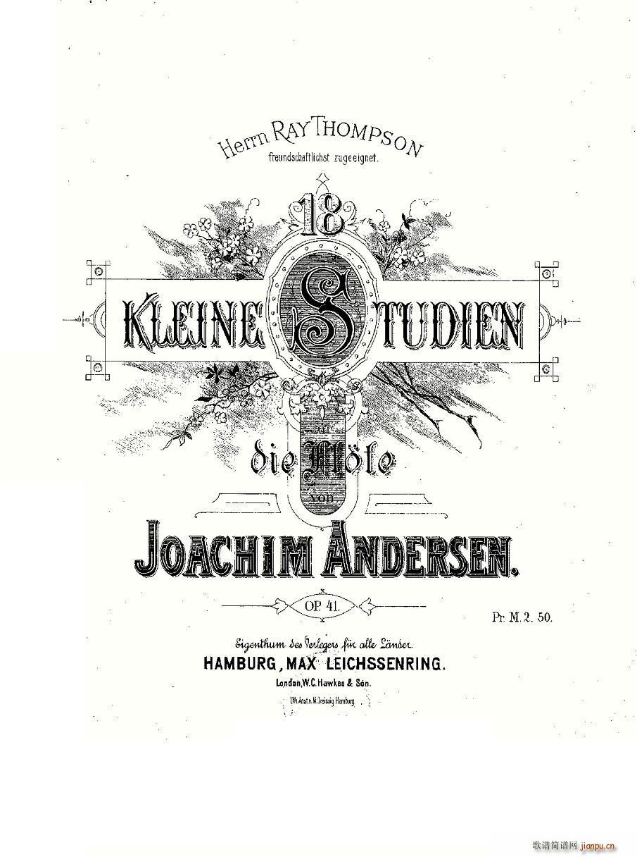 18 kleine Studien.Op.41(ʮּ)1