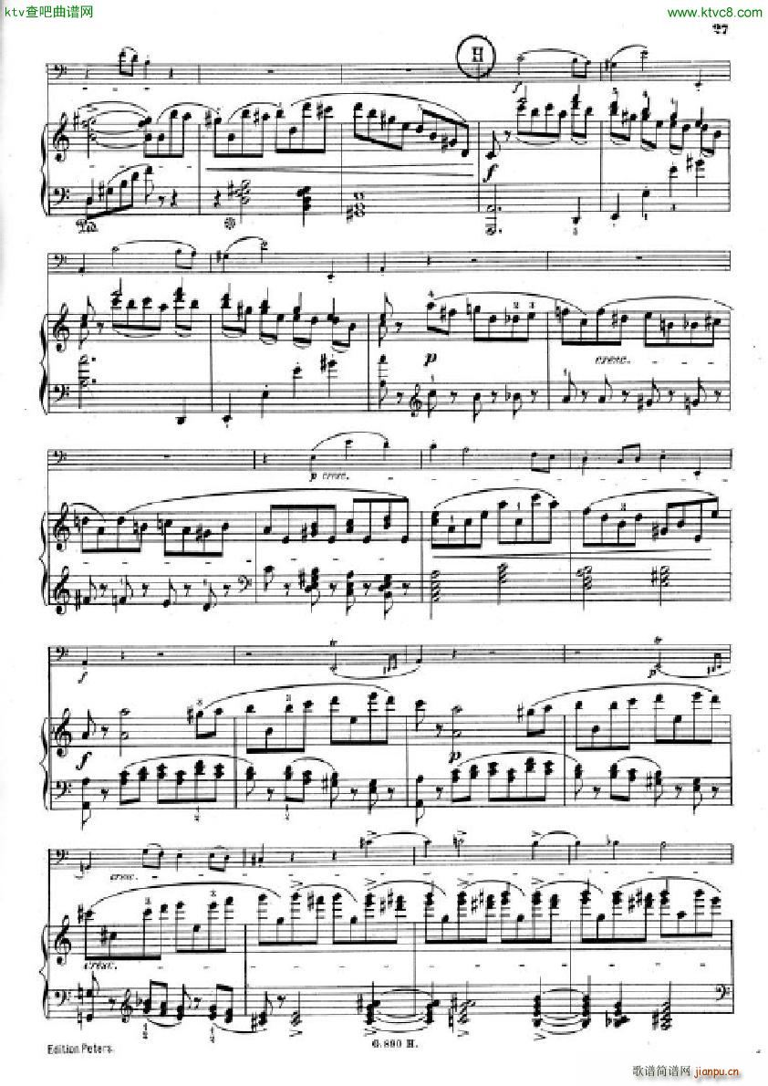 Hummel Sonata for cello and piano(V)25