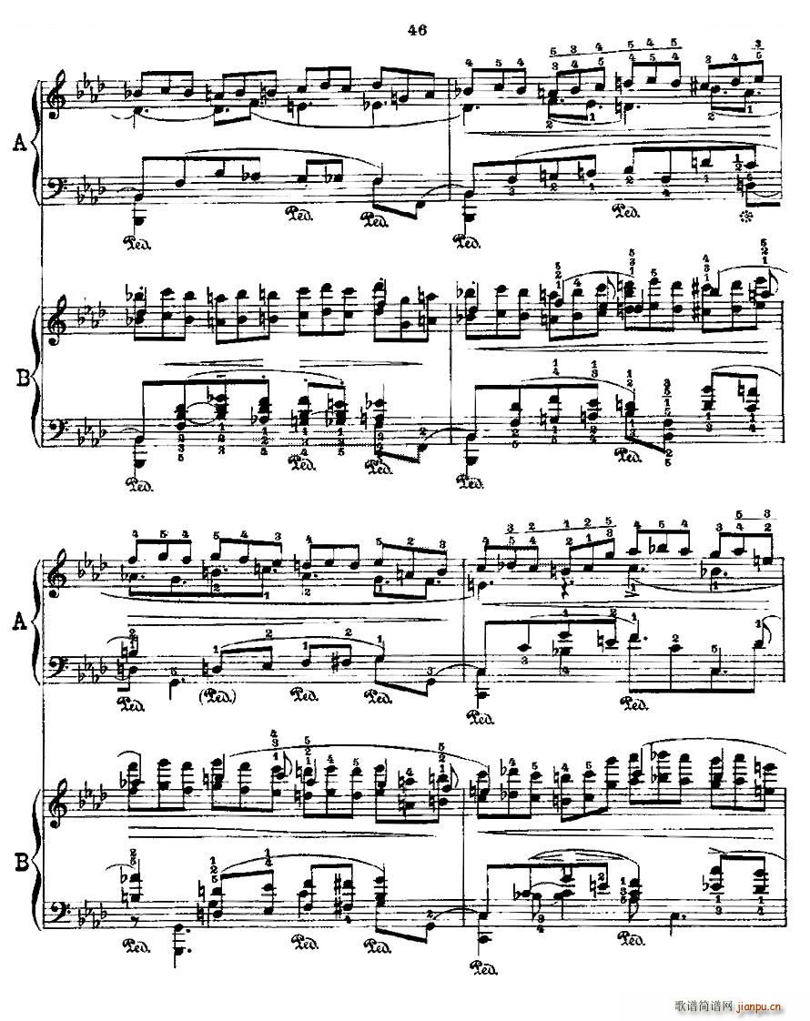 Ф  Fr Chopin Op 25 No2 3(V)8