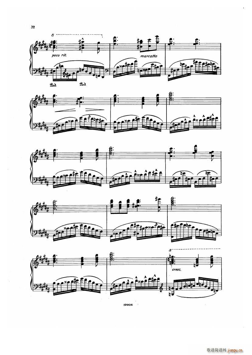 Albeniz op 65 Etudes no 1 7(V)32