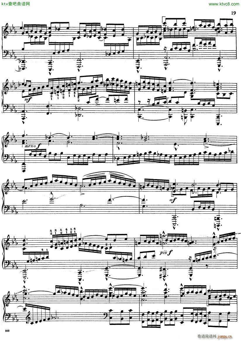 Bach JS BWV 552 Prelude and Fugue in Eb arr Busoni(V)19