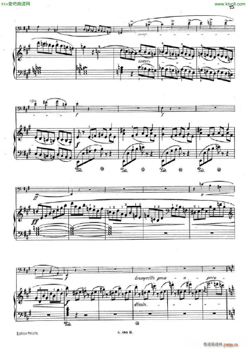 Hummel Sonata for cello and piano(V)23